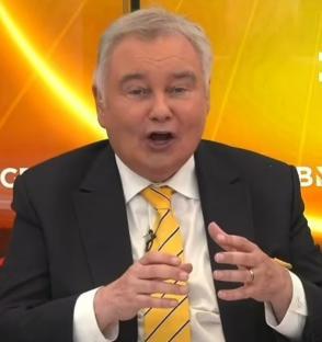 Eamonn Holmes speaking on television.