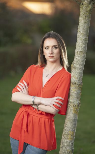 Portrait of Samantha Addy, daughter of Ian Huntley.