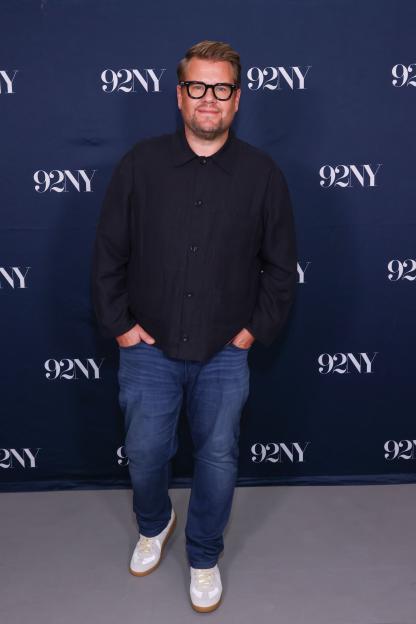 James Corden at a 92NY event.