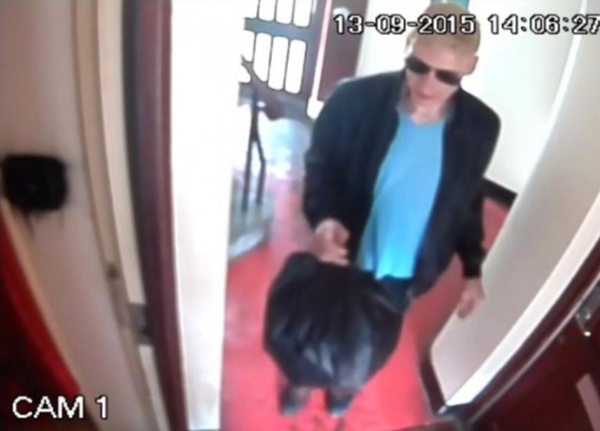 CCTV image of Stephen Port carrying a black bag.