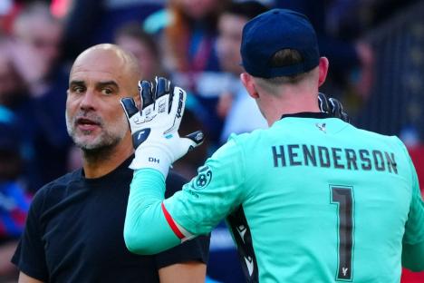 Pep Guardiola’s spiky five-word message to Dean Henderson after FA Cup final revealed by lipreader