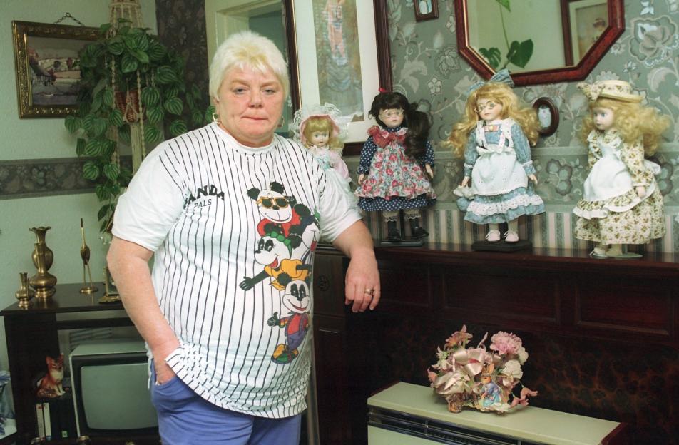 Photo of Mags Haney in her home.
