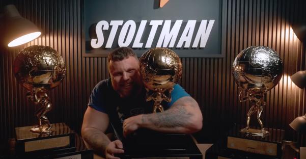 Who is Tom Stoltman and how many times has he won World’s Strongest Man?