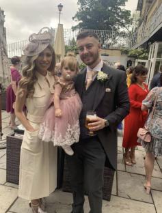 Family at a wedding.