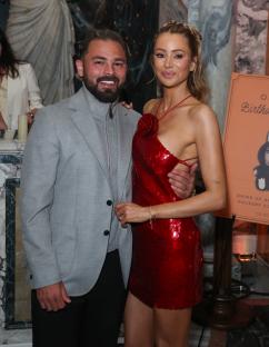 Olivia Attwood and Bradley Dack at a birthday celebration.