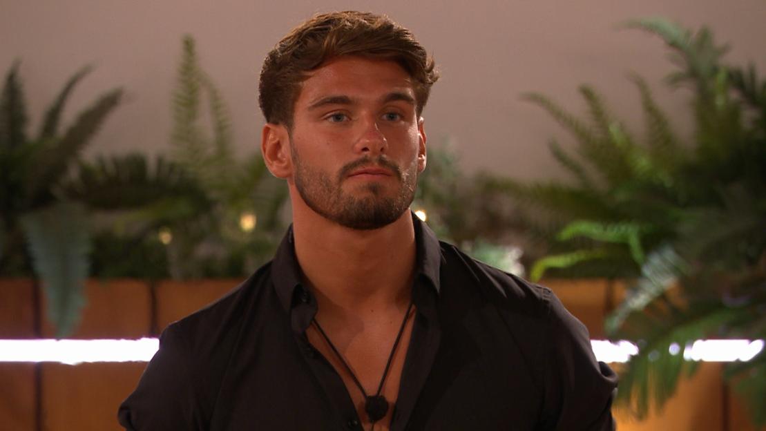 Jacques from Love Island during a recoupling.