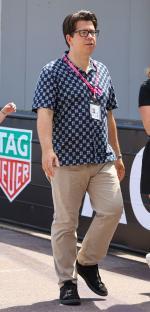Michael McIntyre at the Monaco Grand Prix.