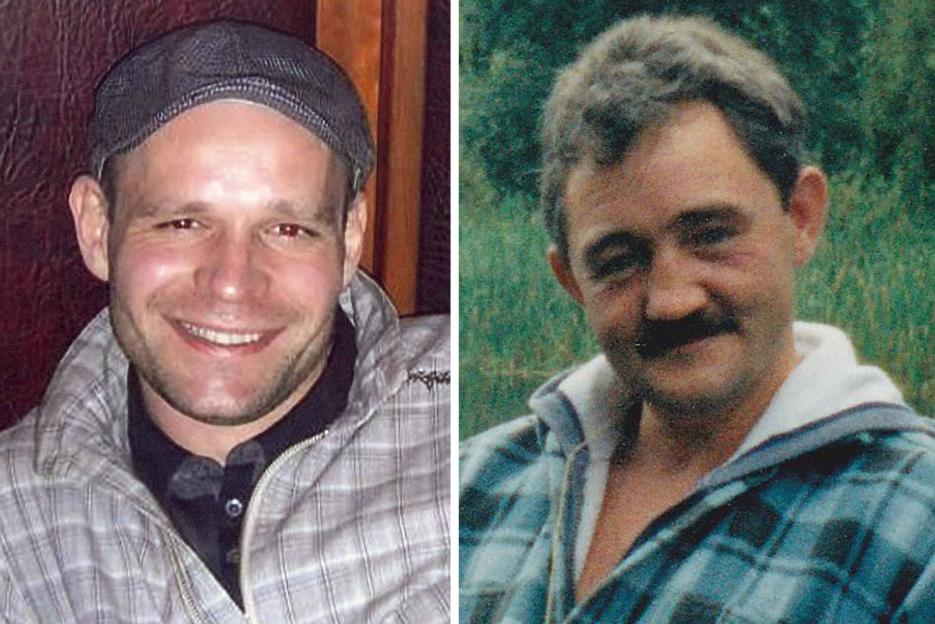 Photos of Lukasz Slaboszewski and John Chapman, murder victims.