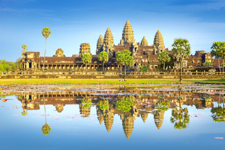 F7KCFY Angkor - monumental city which remained after the old capital of Khmer Empire, Cambodia, Angkor Wat Temple, Asia (UNESCO)
