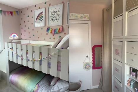 I turned one bedroom into two with a cheap IKEA buy – now my daughter’s have their own space and privacy