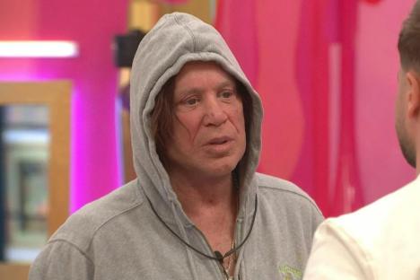 CBB’s Mickey Rourke breaks MORE house rule as he’s given strict warning for ‘homophobic’ slur