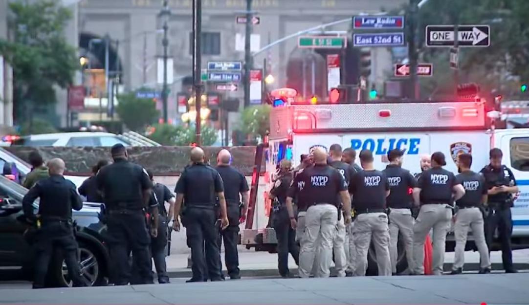 Active shooter wearing bullet-proof vest guns down two people including cop in NYC