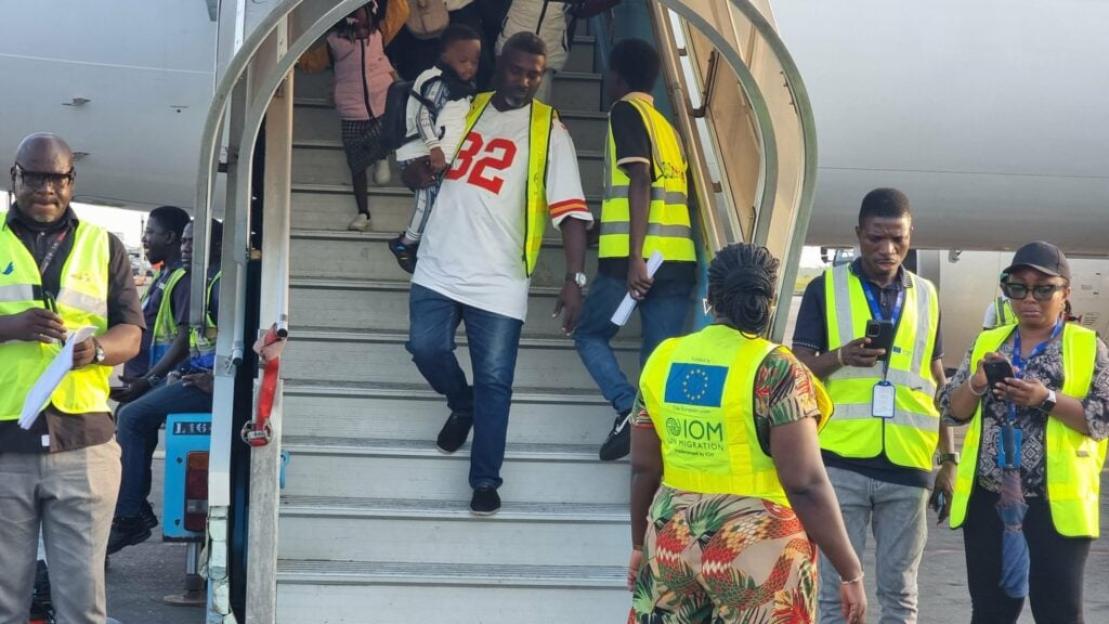 Nigerian Government Welcomes Home 147 Citizens Stranded in Libya