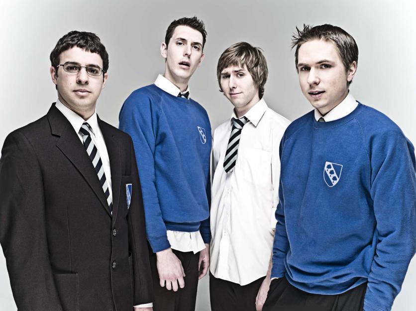 The Inbetweeners cast photo.