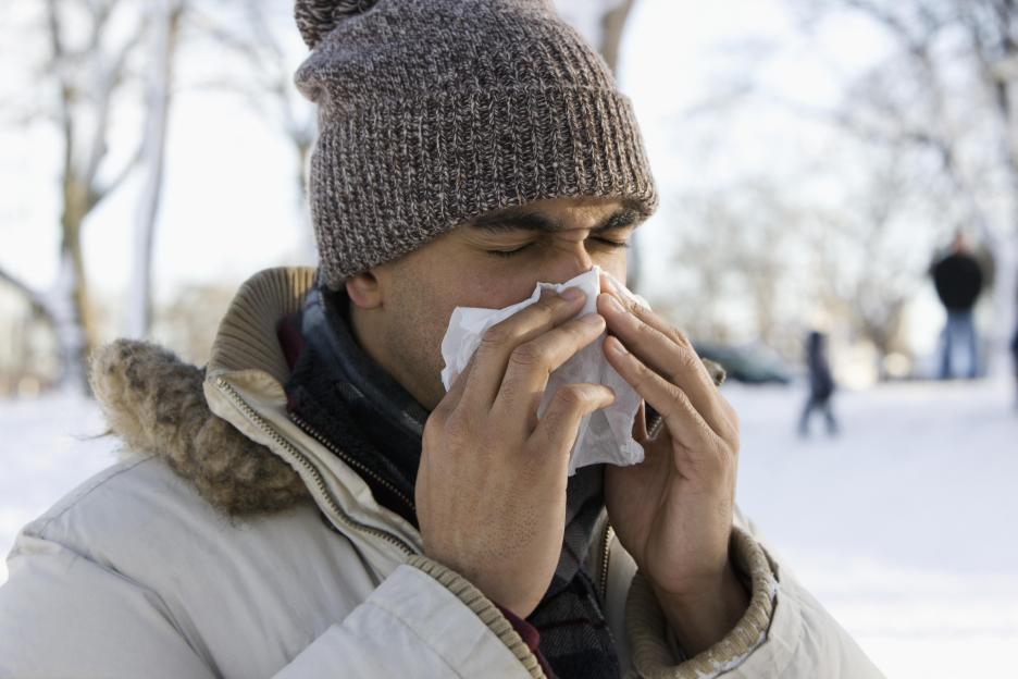 A doctor revealed the difference between the flu and a cold (stock image)