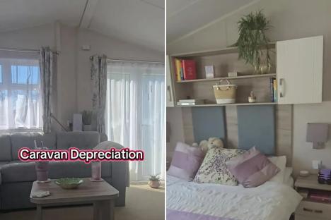 I was sick of spending £1k a month on rent so bought a £26k caravan – it’s bigger than my flat & bills are cheaper too