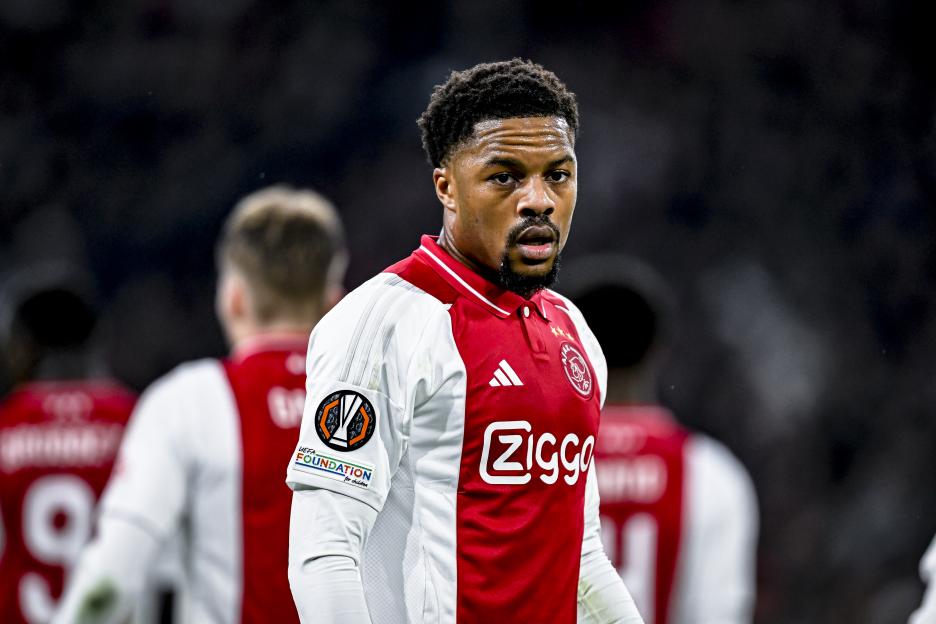 Chuba Akpom, AFC Ajax forward, during a UEFA Europa League match.