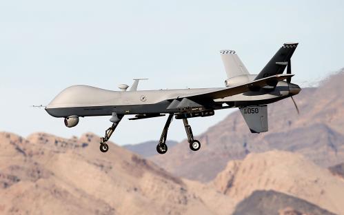 MQ-9 Reaper drone in flight.