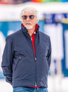 Bernie Ecclestone at a skiing event.