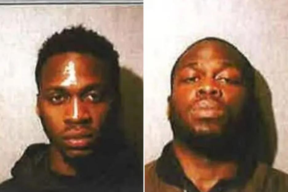 An image collage containing 2 images, Image 1 shows Mugshot of Jussie Smollett, Image 2 shows Mugshot of one of the Nigerian brothers arrested in connection with the Jussie Smollett case