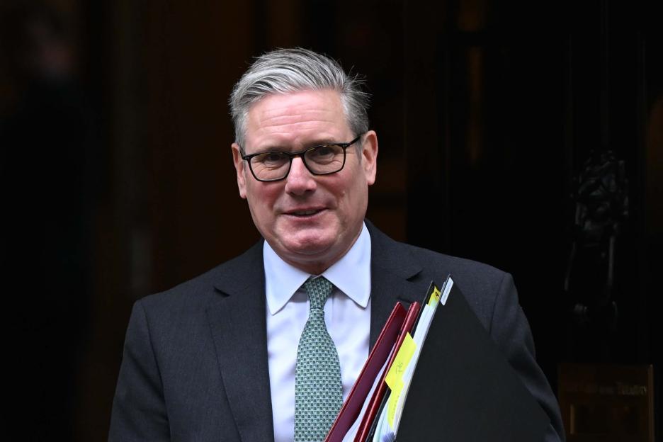 UK Prime Minister Keir Starmer leaving 10 Downing Street.