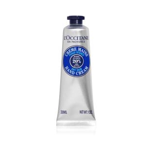 L'Occitane en Provence 20% Shea Butter Dry Skin Hand Cream tube.