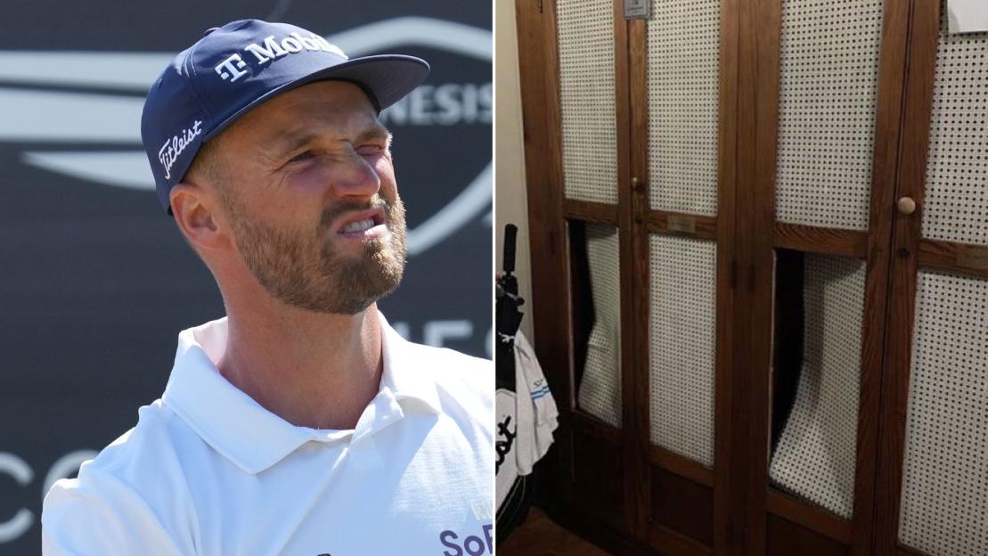 Major champion Wyndham Clark BANNED from course just hours before Open after destroying locker room