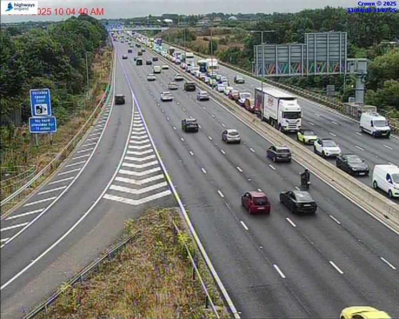 Major motorway closed over crash involving two lorries as drivers warned of long delays