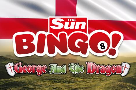 The Sun Bingo! George and the Dragon.