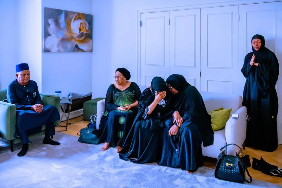 Shettima visits Aisha, Buhari’s children in London [PHOTOS]