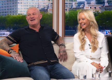Dean Windass and Kerry Kehoe on the Good Morning Britain TV show.