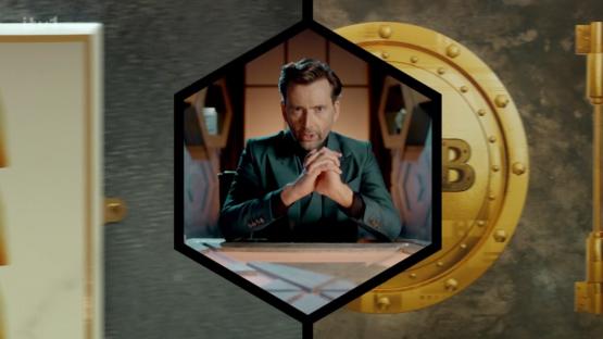 David Tennant hosting the game show Genius Game.