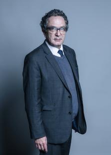 Portrait of Lord Glasman, Maurice Mark Glasman, a member of the House of Lords.