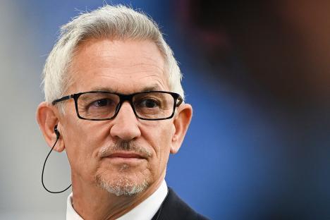 Gary Lineker presenting for LaLigaTV.