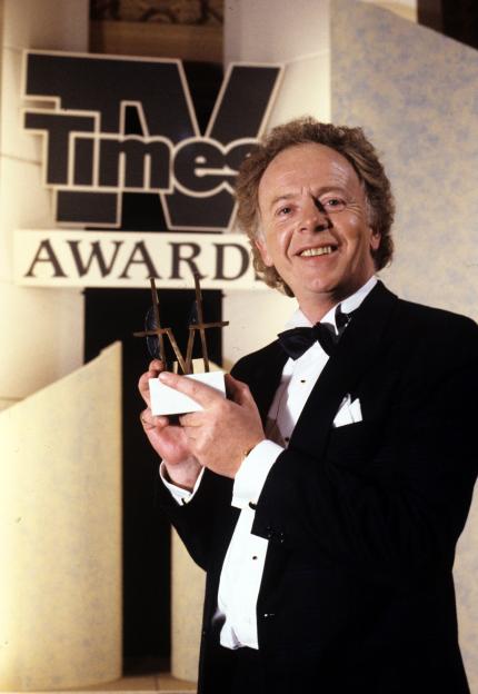 Ray Brooks accepting a TV Times Award.