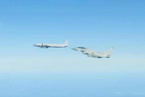 Nato scrambles Britain’s RAF Typhoons to intercept Russian fighter jets & spy plane flying close to alliance’s airspace