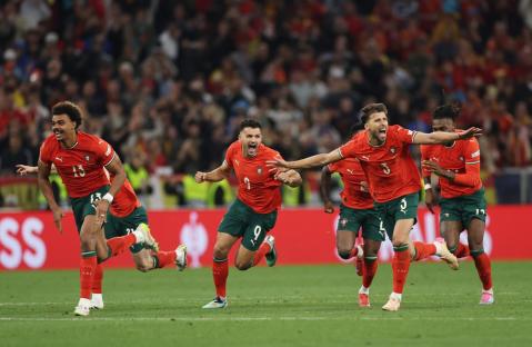 Portugal 2 Spain 2 (5-3 pens): Tearful Cristiano Ronaldo, 40, wins third international trophy as Morata misses penalty