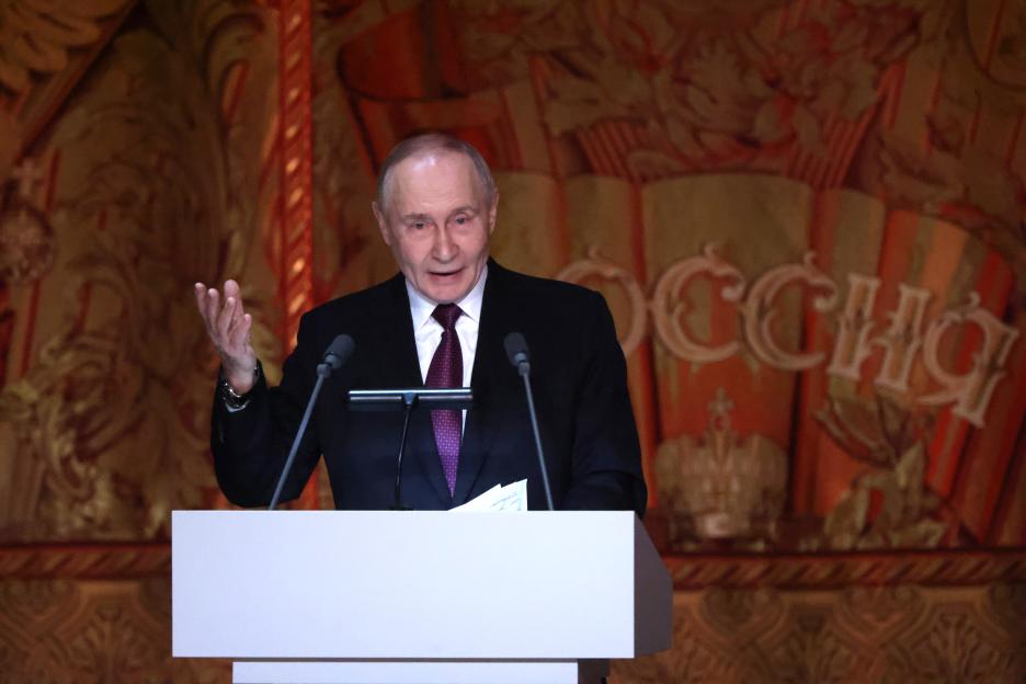 Putin Attends Concert At Bolshoi Theatre To Mark 20th Anniversary Of RT
