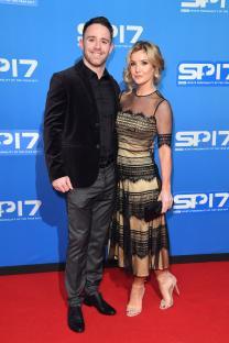Richie Myler and Helen Skelton at the BBC Sports Personality of the Year Awards.