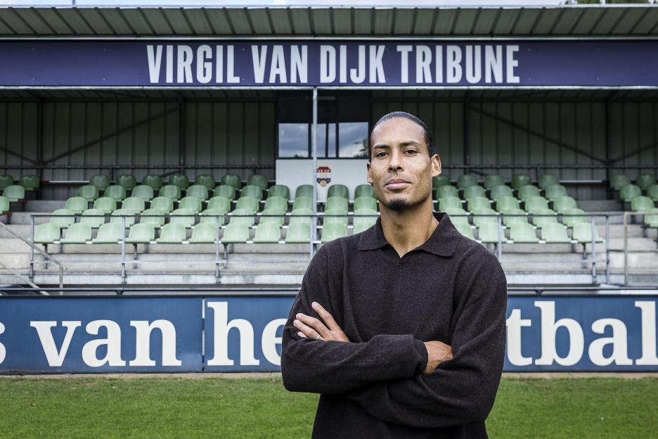 Liverpool star Virgil van Dijk honoured with own stand named after him at former club’s stadium