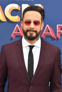 A.J. McLean at the Academy of Country Music Awards.