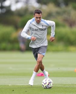 Mandatory Credit: Photo by Tottenham Hotspur FC/REX/Shutterstock (14576184az) Sergio Reguilon of Tottenham Hotspur Tottenham Hotspur training, Hotspur Way Training Centre, Enfield, UK - 07 Jul 2024