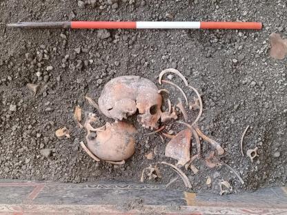Tragic Pompeii discovery reveals doomed family’s desperate bid to escape eruption by barricading door with bed