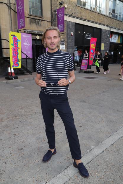 Freddie Bentley at the Superdrug Presents Launch event.