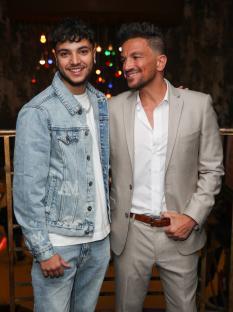 Junior Andre and Peter Andre at a VIP screening.