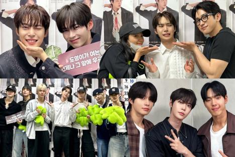 Members Of BLACKPINK, SEVENTEEN, GOT7, NCT, RIIZE, ZEROBASEONE, MONSTA X, And More Show Love For Doyoung At His Solo Concert