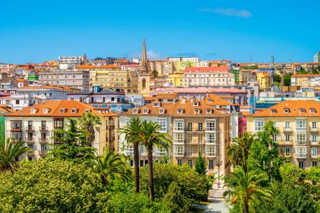 Santander, Spain skyline.