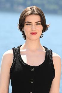 Anamaria Vartolomei at the Chanel Cruise 2025 fashion show.