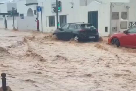 UK government issues Lanzarote travel warning after island was SWAMPED by floods in ‘catastrophic’ rainstorm
