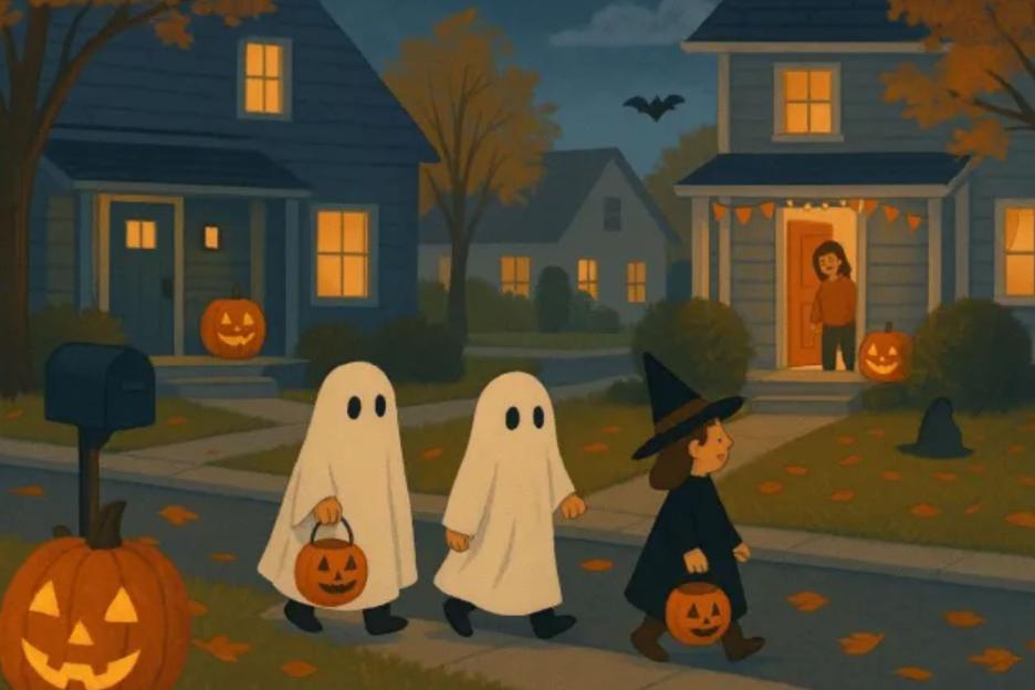 Can You Spot the 4 Spooky Differences in This Halloween Challenge? Only the Sharpest Eyes Will Succeed!